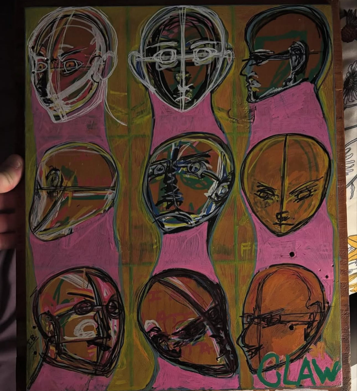 face study by CLAW, artwork view 1