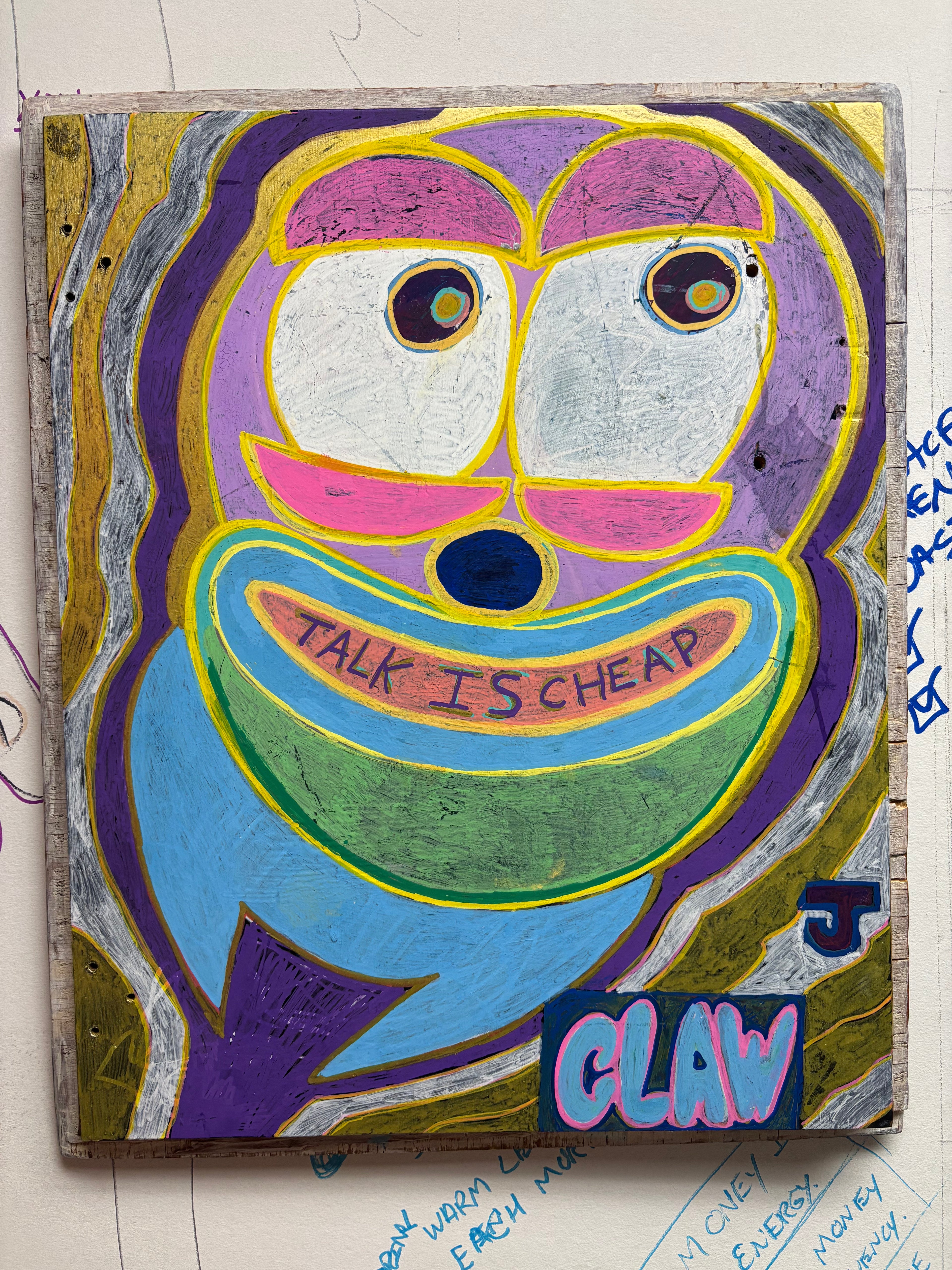 talk is cheap by CLAW, artwork view 2