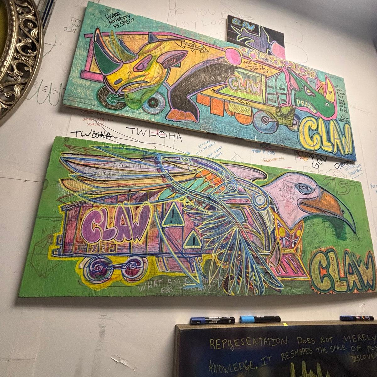 Eagle Train by CLAW, detail view
