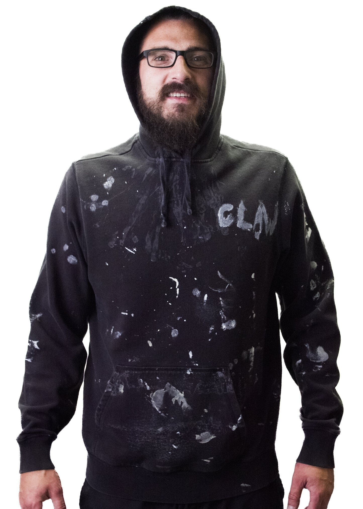 CLAW One Off Painted Hoodie (Size LT) #1