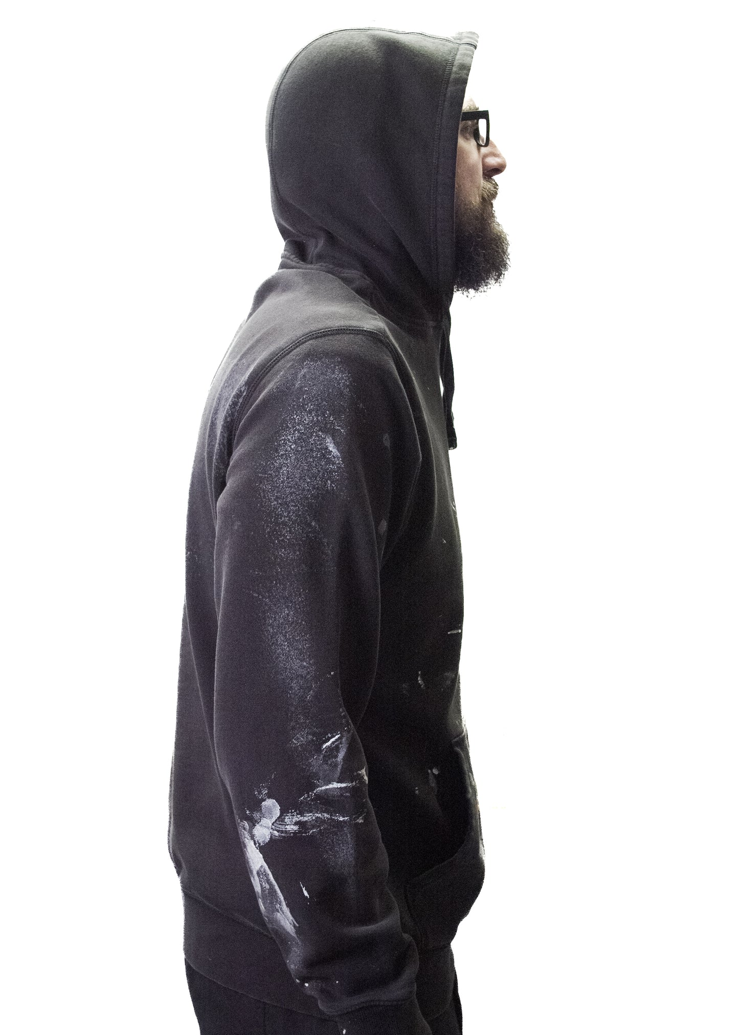 CLAW One Off Painted Hoodie (Size LT) #1